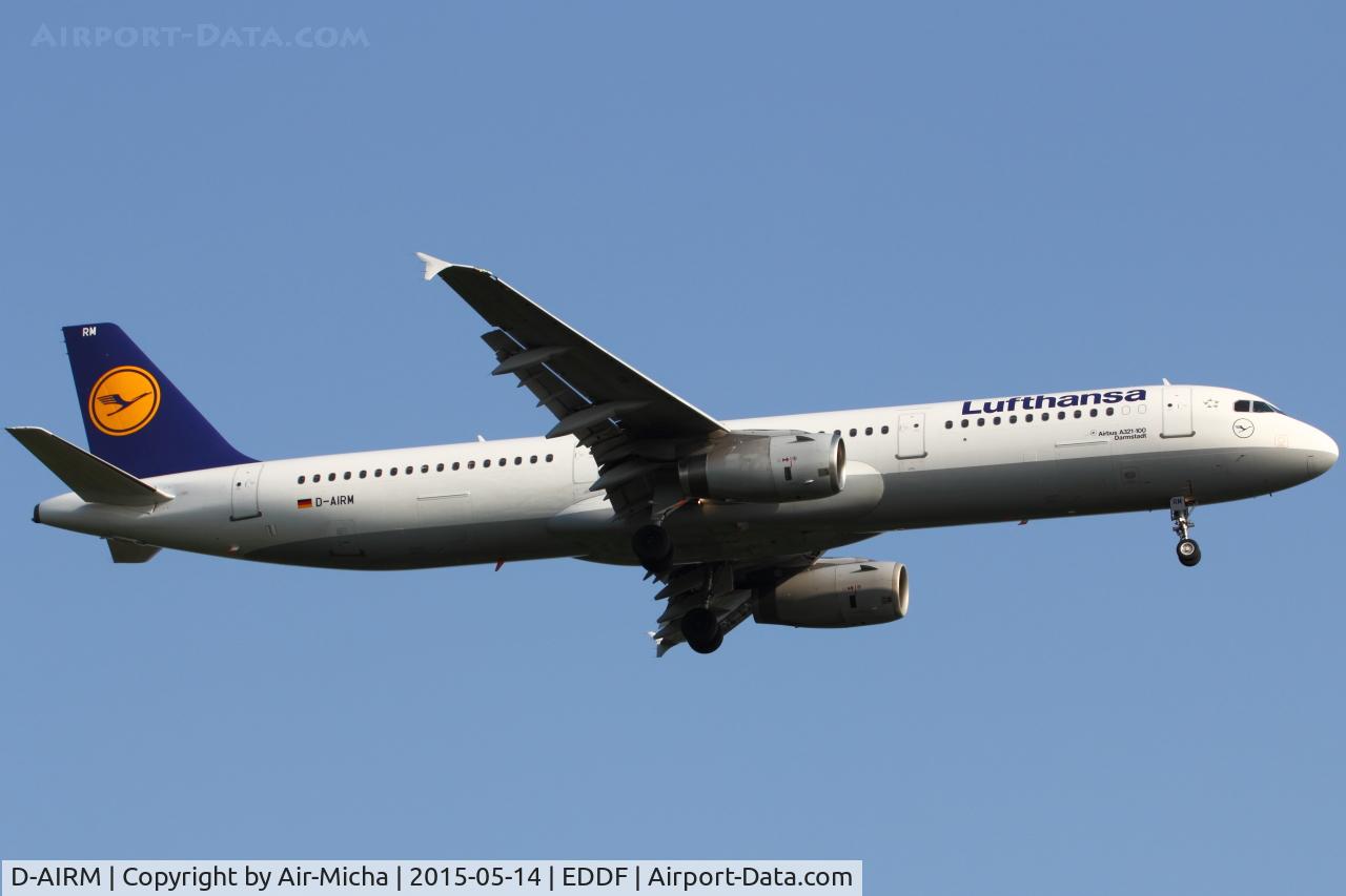D-AIRM, 1994 Airbus A321-131 C/N 0518, Lufthansa