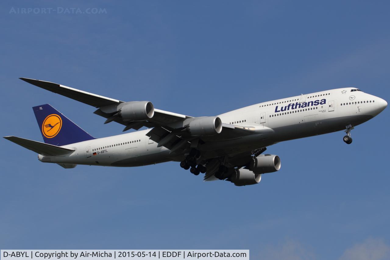 D-ABYL, 2014 Boeing 747-830 C/N 37836, Lufthansa