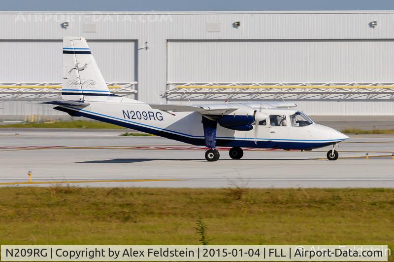 N209RG, 1971 Britten-Norman BN-2A-6 Islander C/N 209, Ft. Lauderdale