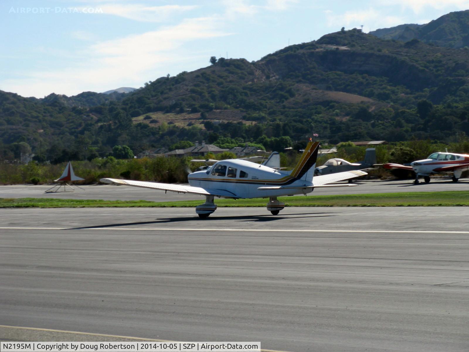 N2195M, 1979 Piper PA-28-236 Dakota C/N 28-7911090, 1979 Piper PA-28-236 DAKOTA, Lycoming O-540-J3A5D 235 Hp, landing roll Rwy 04