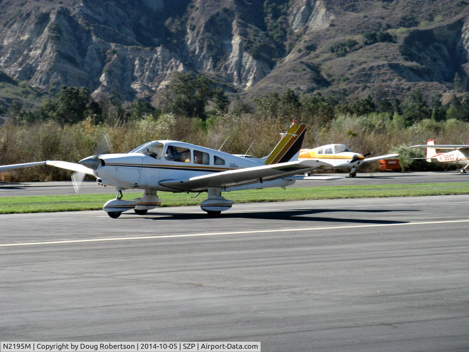 N2195M, 1979 Piper PA-28-236 Dakota C/N 28-7911090, 1979 Piper PA-28-236 DAKOTA, Lycoming O-540-J3A5D 235 Hp, landing roll Rwy 04