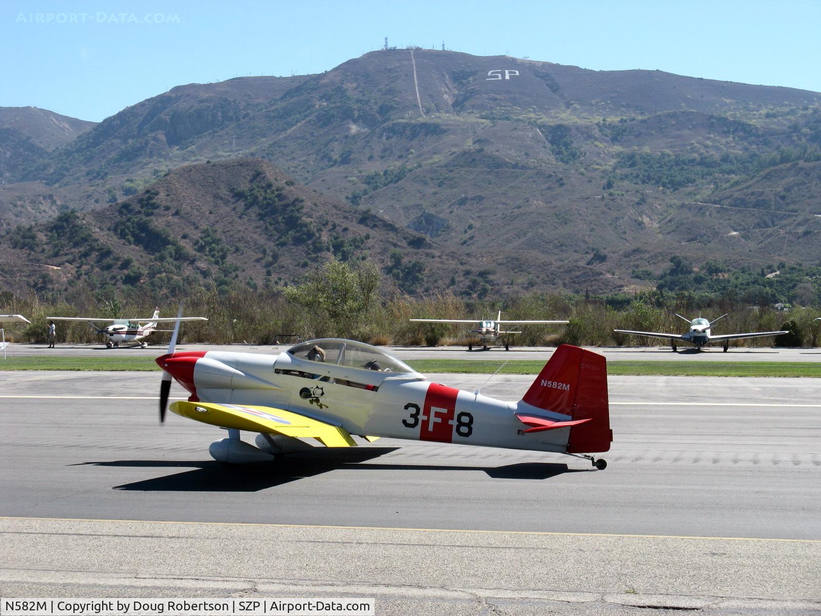 N582M, 1991 Vans RV-4 C/N 1608, 1991 Bender VANs RV-4, Lycoming O-320, taxi back to Rwy 22