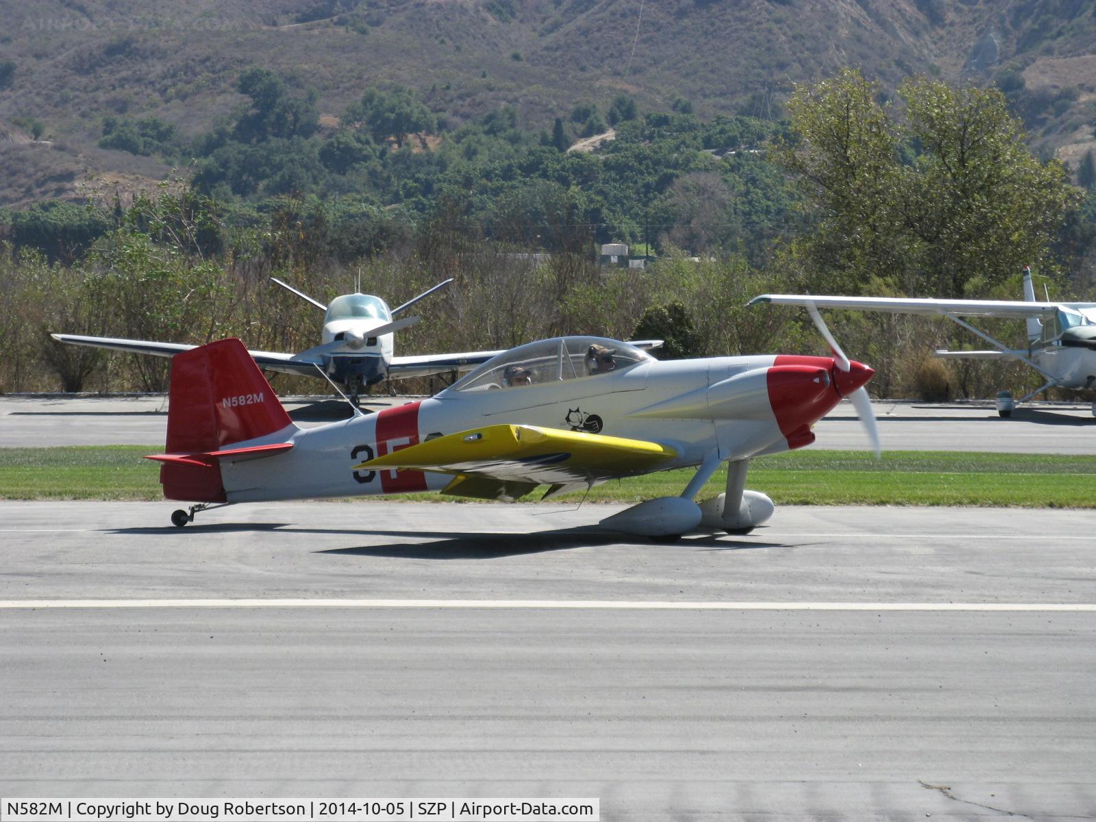 N582M, 1991 Vans RV-4 C/N 1608, 1991 Bender VANs RV-4, Lycoming O-320, landing roll Rwy 22