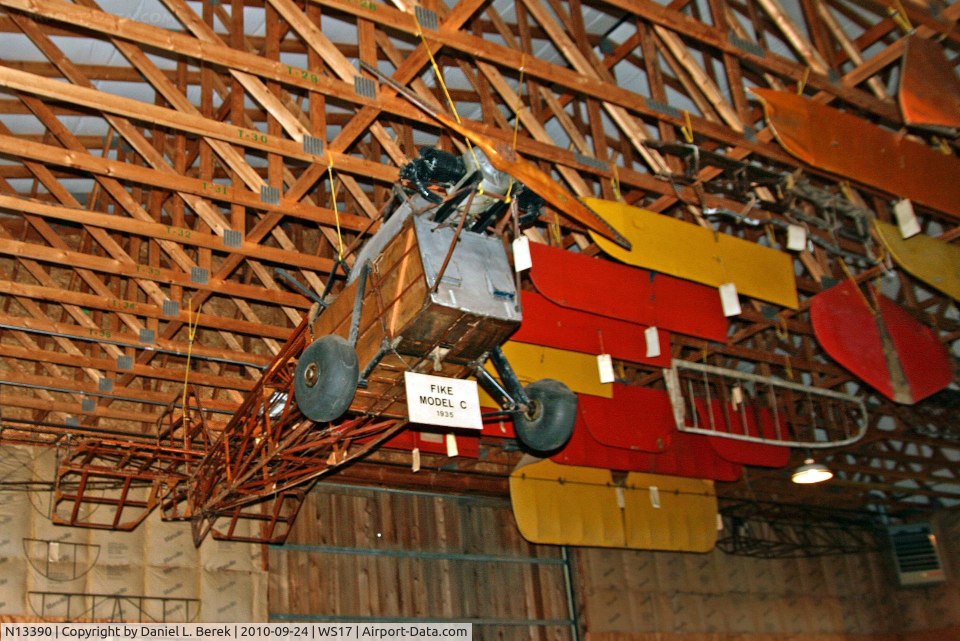 N13390, 1935 Fike Model C C/N 4, This oldie is undergoing restoration at the EAA AirVenture Museum, Oshkosh, WI.