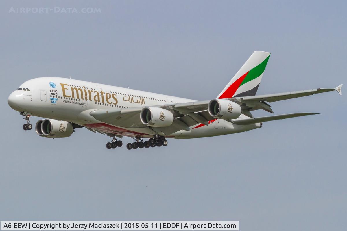 A6-EEW, 2013 Airbus A380-861 C/N 153, Airbus A380-861
