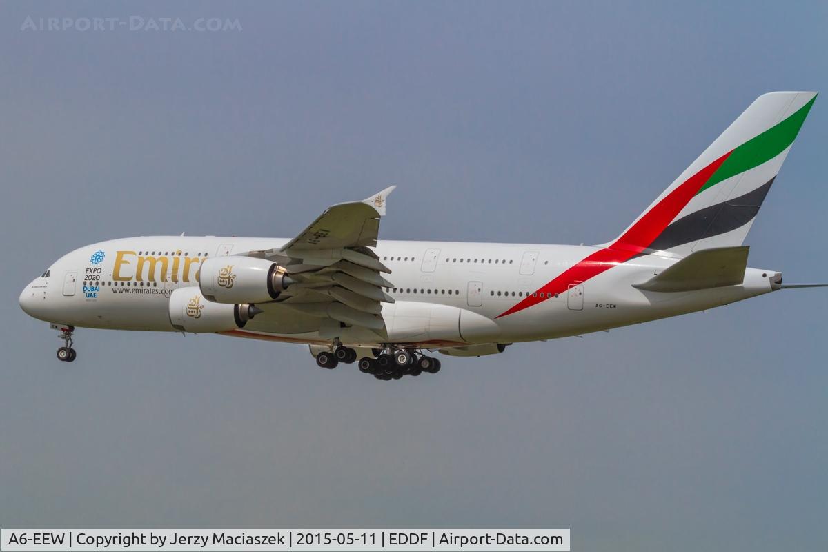 A6-EEW, 2013 Airbus A380-861 C/N 153, Airbus A380-861