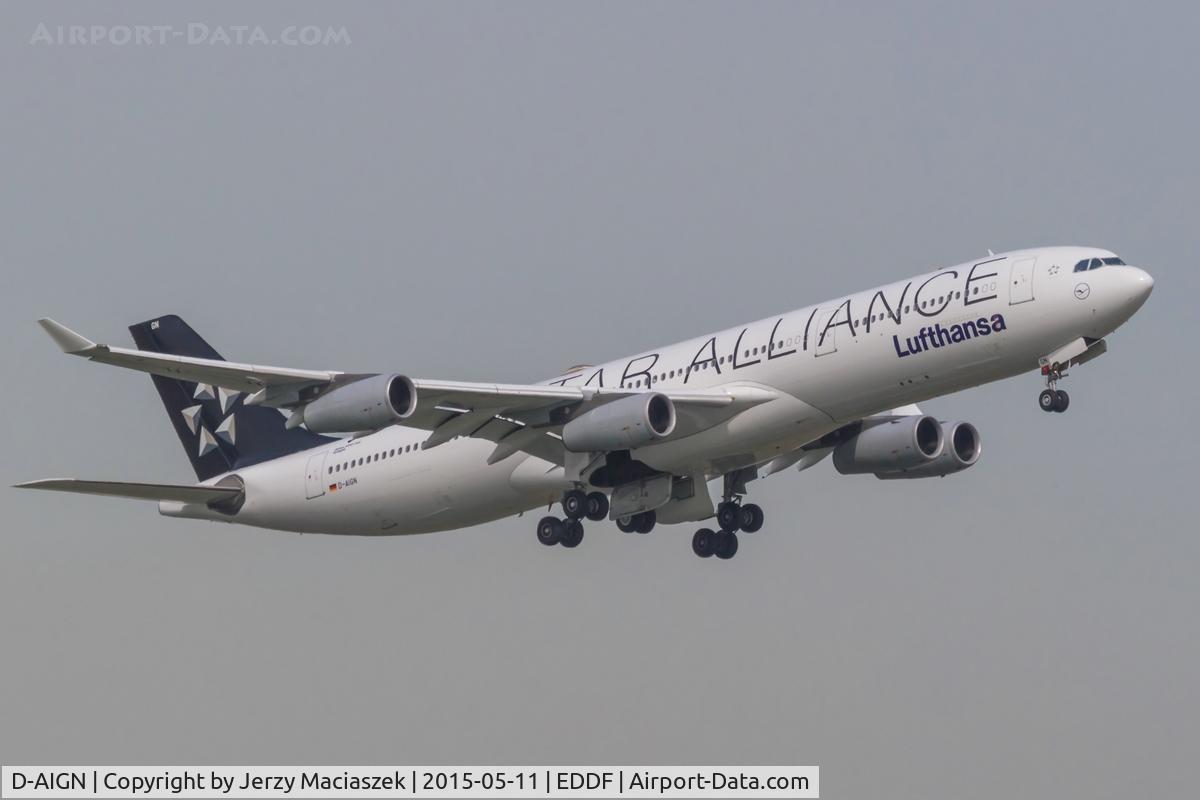 D-AIGN, 1998 Airbus A340-313 C/N 213, A340-313