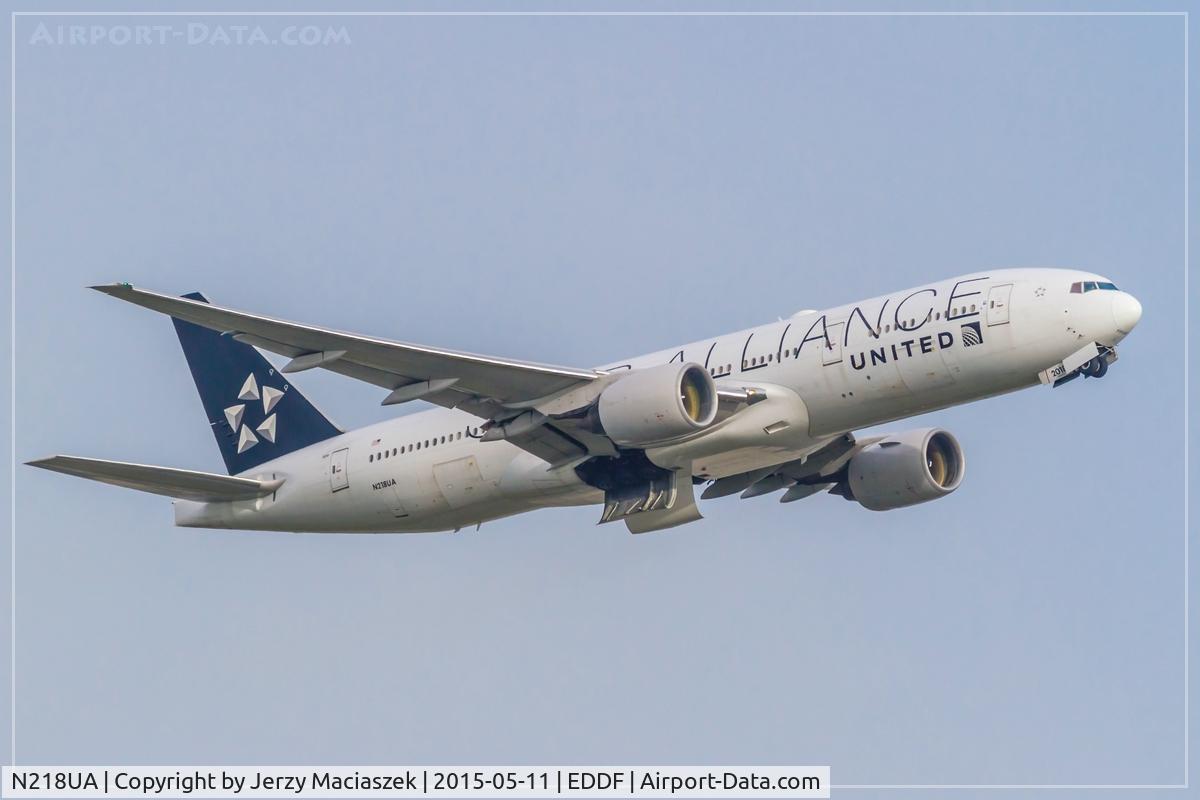 N218UA, 2001 Boeing 777-222 C/N 30222, Boeing 777-222
