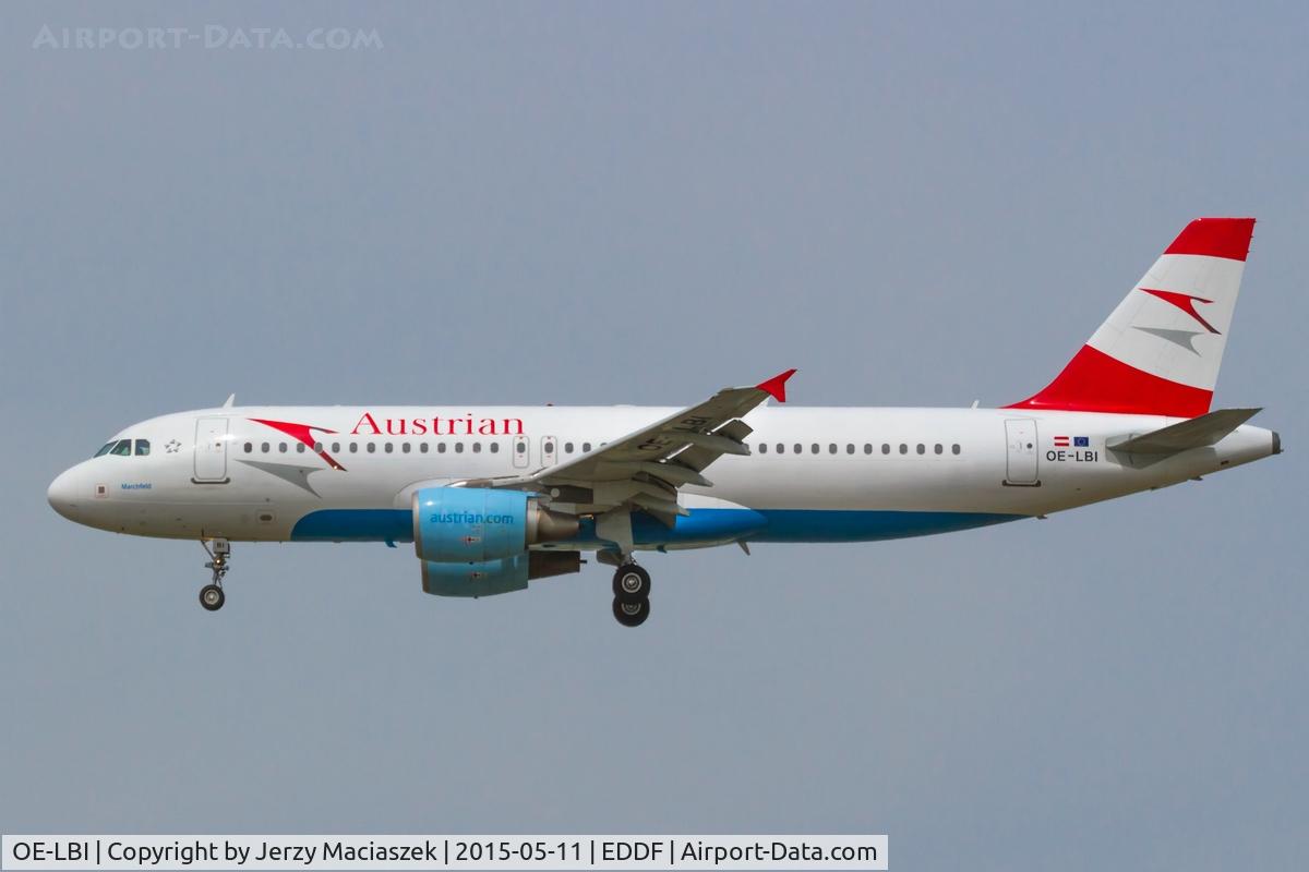 OE-LBI, 2003 Airbus A320-214 C/N 1937, Airbus A320-214