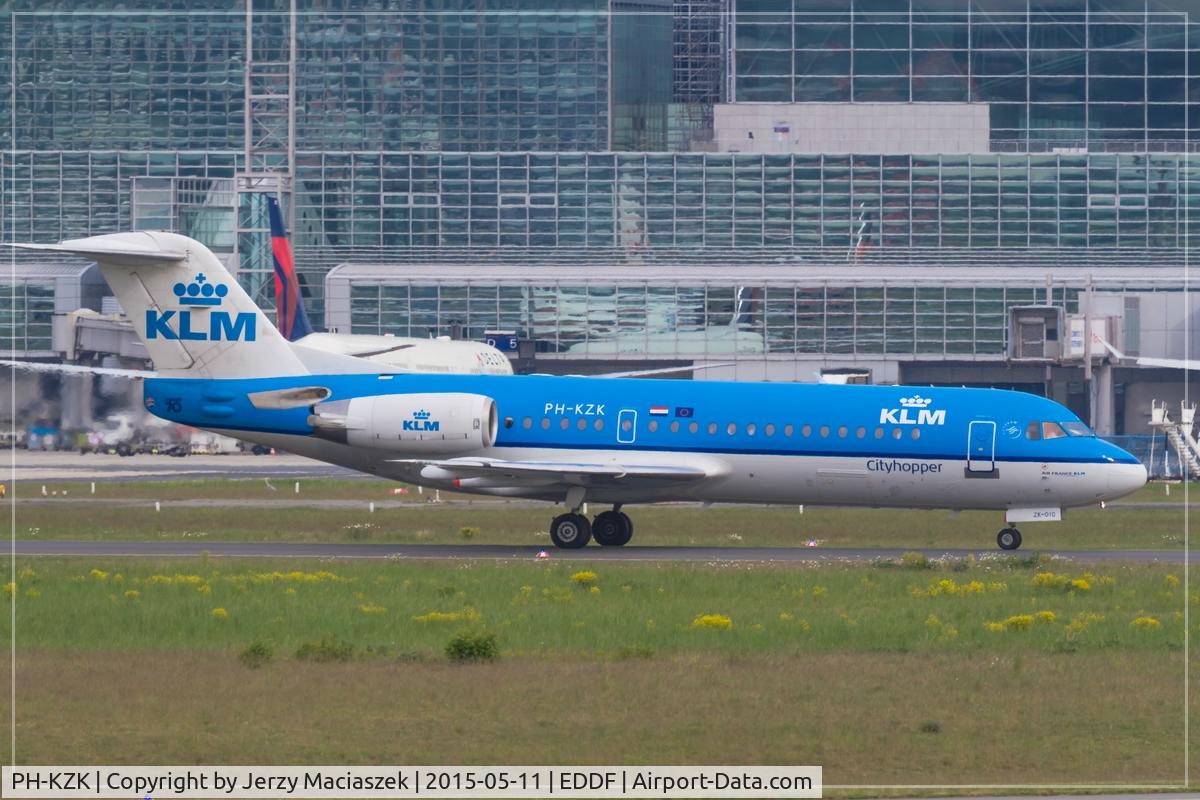 PH-KZK, 1997 Fokker 70 (F-28-0070) C/N 11581, Fokker 70 (F-28-0070)