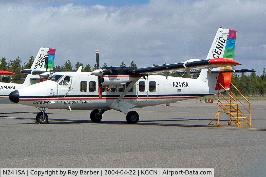 N241SA, 1977 De Havilland Canada DHC-6-300 Twin Otter C/N 556, De Havilland Canada DHC-6-300 Vistaliner [556] (Scenic Airlines) Grand Canyon-National Park~N 22/04/2004