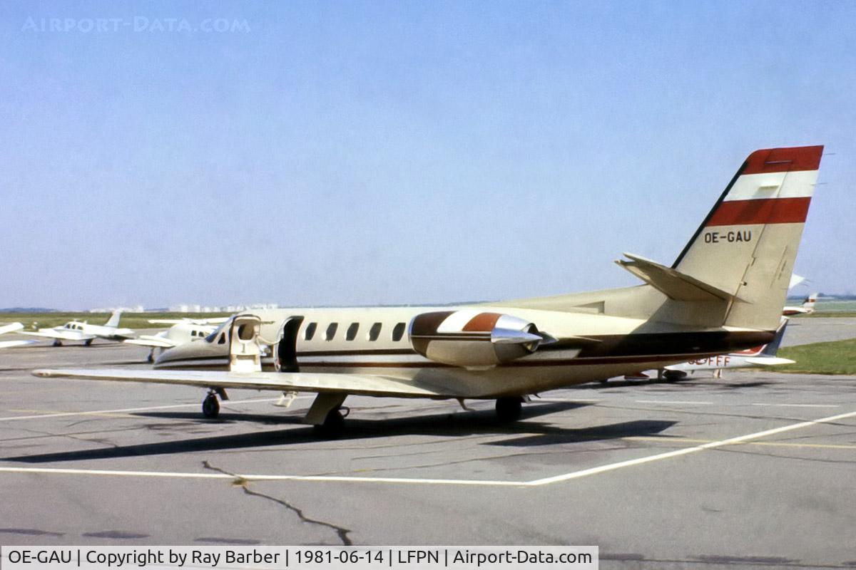 OE-GAU, 1978 Cessna 550 C/N 550-0028, Cessna Citation II [550-0028] Toussus Le Noble~F 14/06/1981