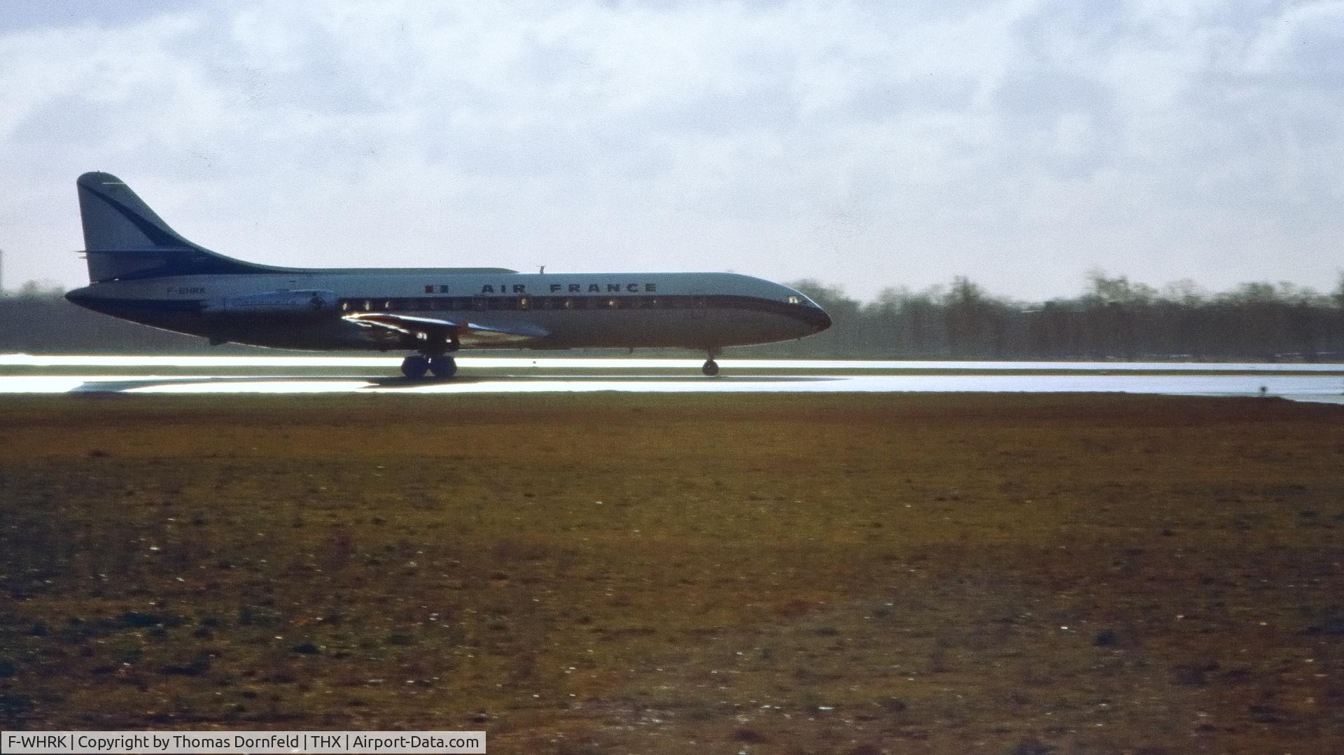 F-WHRK, 1960 Sud Aviation SE-210 Caravelle III C/N 26, Seen 1976 Airport Berlin Tegel
