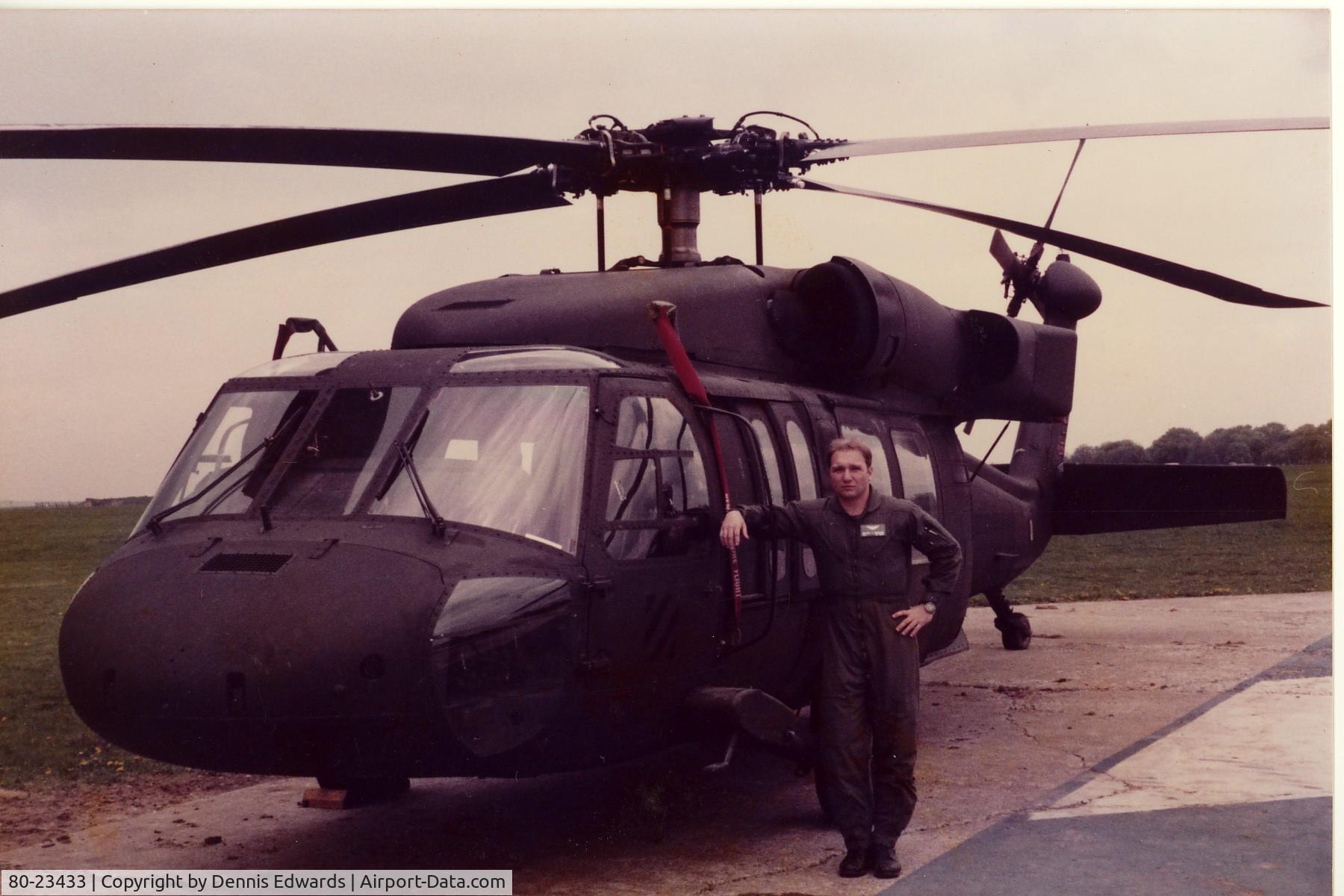 80-23433, 1980 Sikorsky UH-60A Black Hawk C/N 70.191, On the Flightline at Gieb. 1983