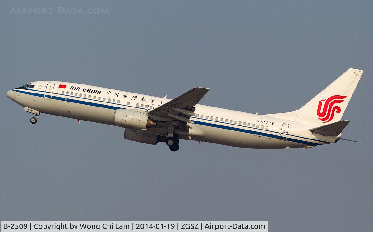 B-2509, 2000 Boeing 737-8Z0 C/N 30072, Air China