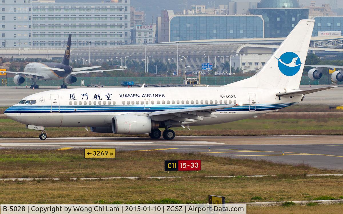 B-5028, 2003 Boeing 737-75C C/N 30034, Xiamen Airlines