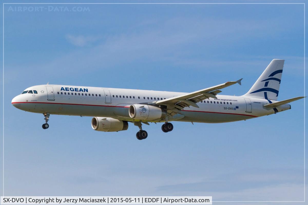 SX-DVO, 2008 Airbus A321-231 C/N 3462, Airbus A321-231