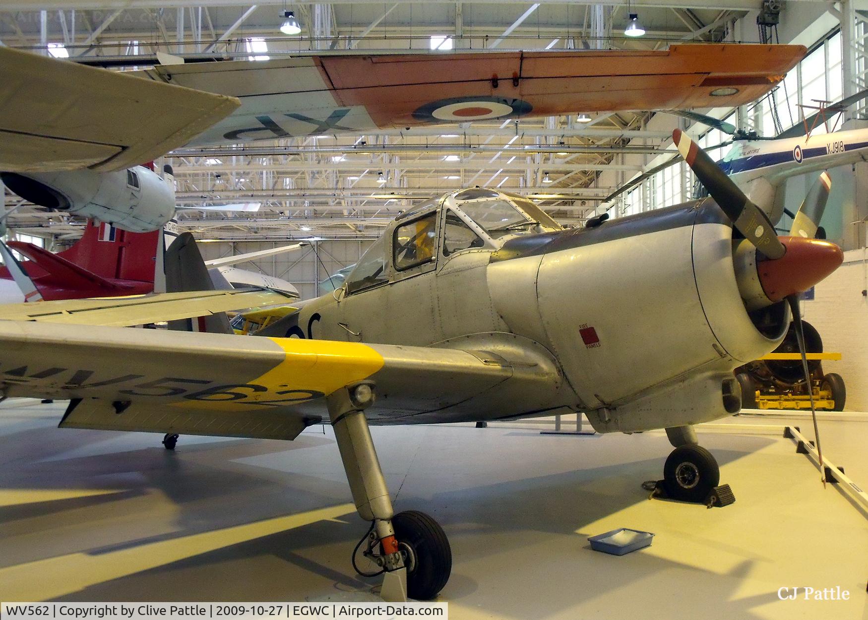 WV562, Percival P-56 Provost T.1 C/N PAC/56/108, On display at the RAF Museum at Cosford