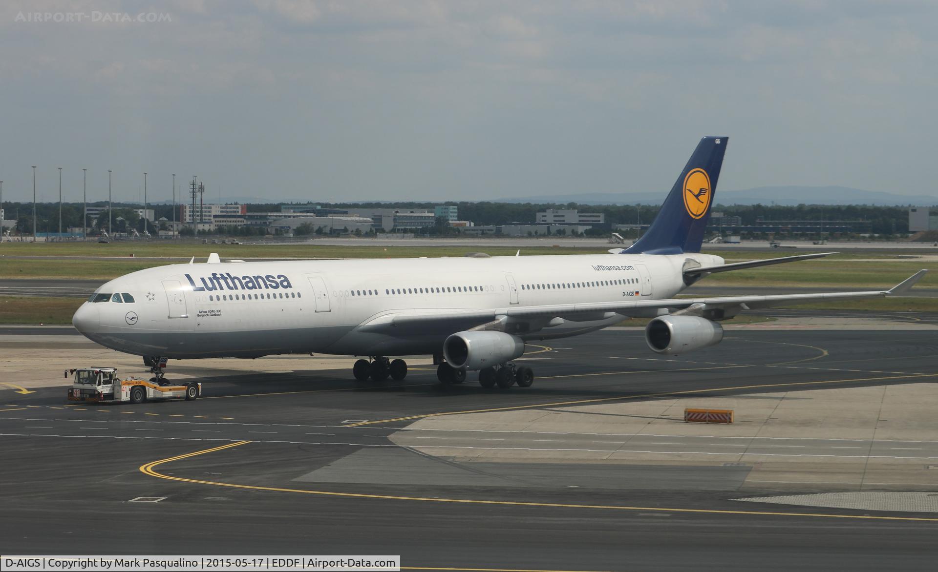 D-AIGS, 1999 Airbus A340-313 C/N 297, Airbus A340-300