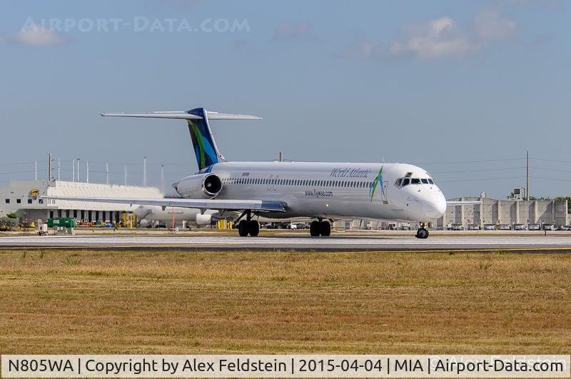 N805WA, 1996 McDonnell Douglas MD-83 (DC-9-83) C/N 53470, Miami International