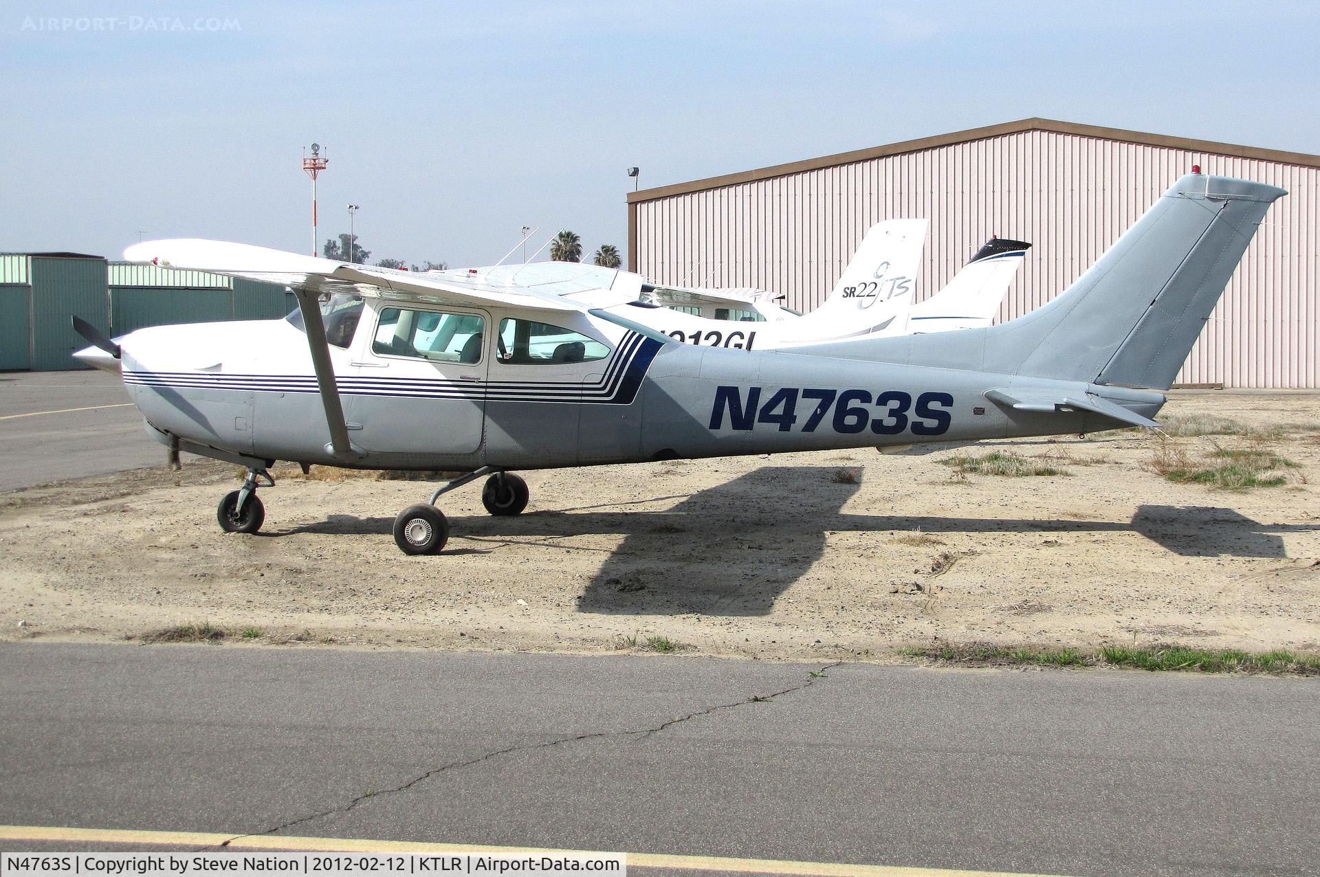 N4763S, 1979 Cessna TR182 Turbo Skylane RG C/N R18201419, privately-owned Cessna TR182 from Stockton, CA @ Mefford Field (Tulare, CA) for 2014 International Ag Expo