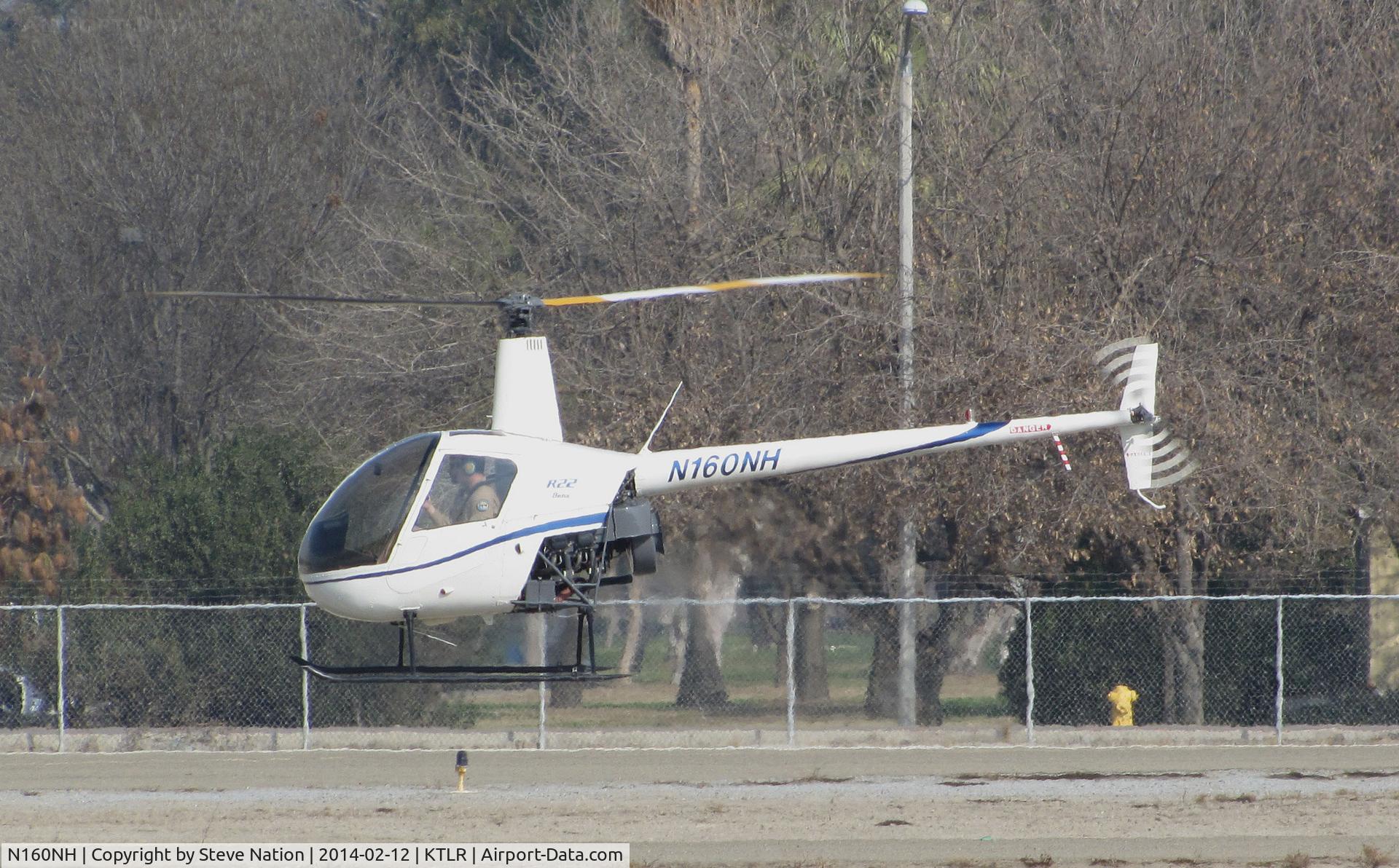 N160NH, Robinson R22 BETA C/N 1429, Blue Sky Aviation Robinson R22 BETA trainer @ Mefford Field (Tulare, CA) home base