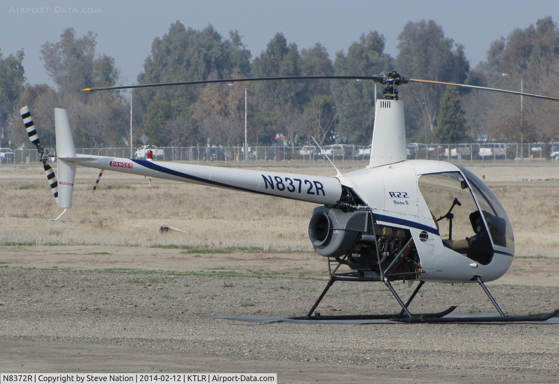 N8372R, 1998 Robinson R22 BETA C/N 2805, Blue Sky Aviation Robinson R22 BETA trainer @ Mefford Field (Tulare, CA) home base