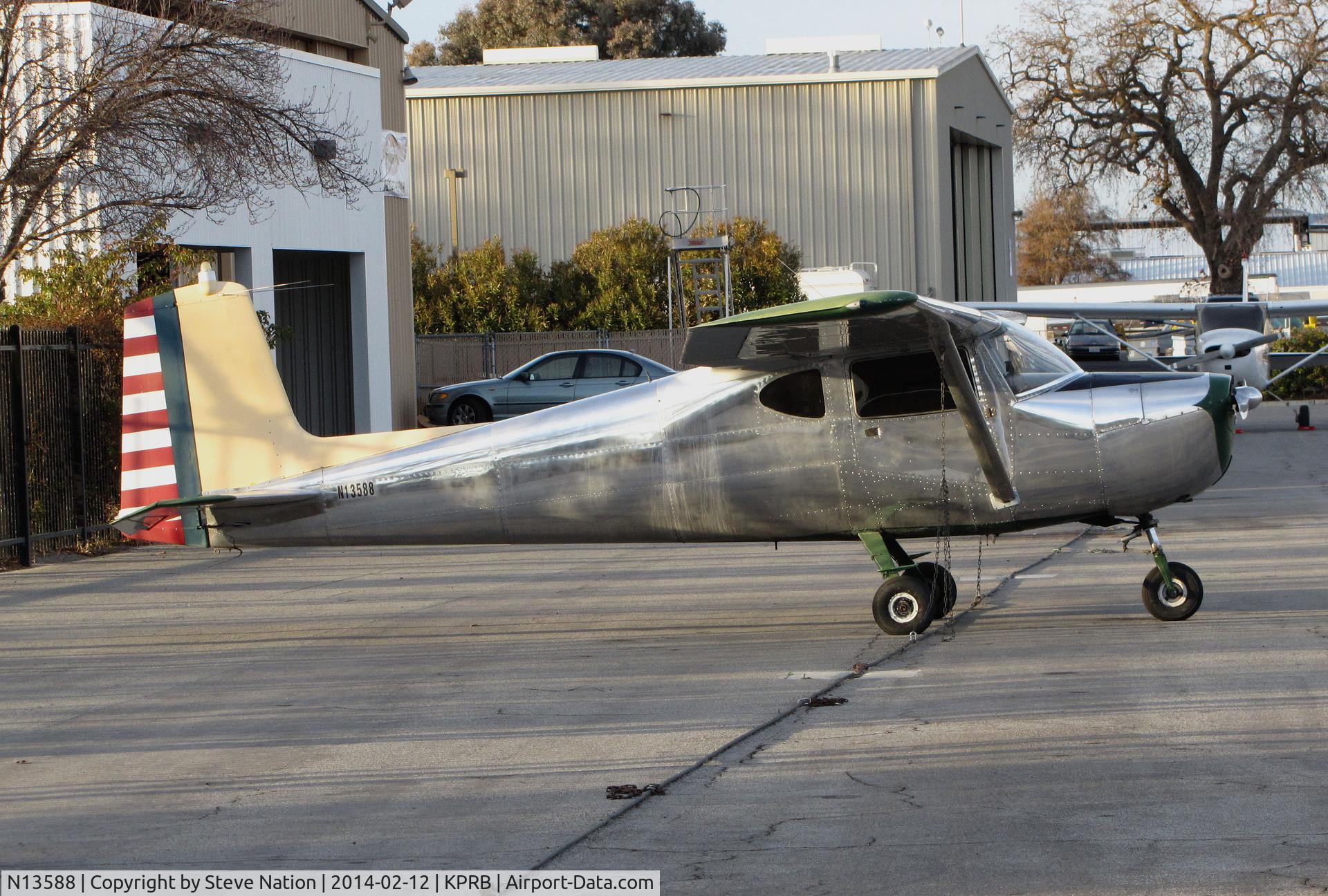 N13588, 1958 Cessna 150 C/N 17074, privately-owned 1958 Cessna 150 @ Paso Robles Municipal Airport, CA home base