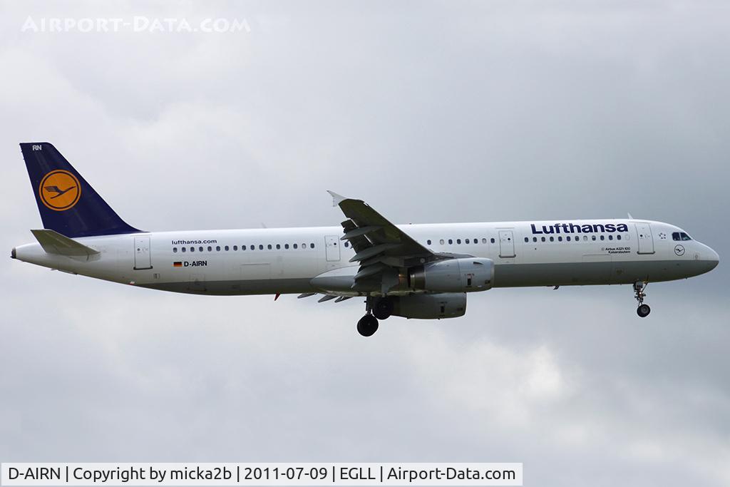 D-AIRN, 1995 Airbus A321-131 C/N 0560, Landing