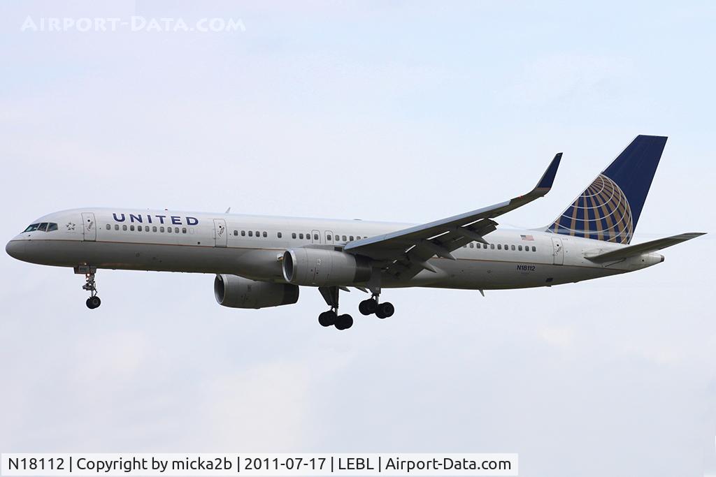 N18112, 1995 Boeing 757-224 C/N 27302, Landing