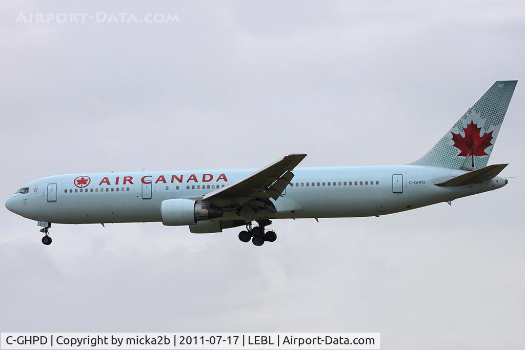 C-GHPD, 1991 Boeing 767-3Y0 C/N 24999, Landing