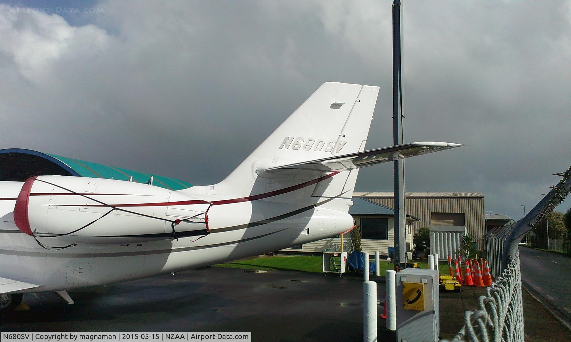 N680SV, 2006 Cessna 680 Citation Sovereign C/N 680-0056, tail end