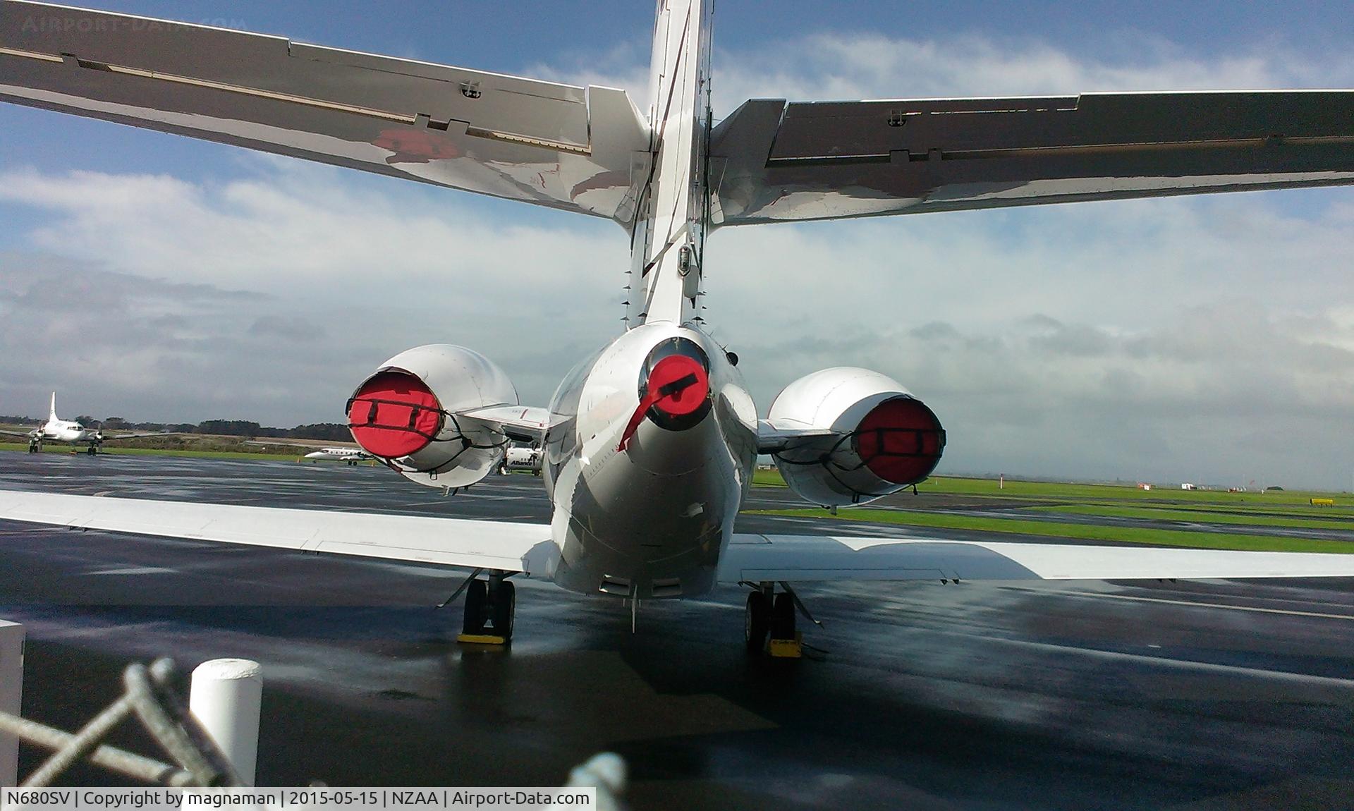 N680SV, 2006 Cessna 680 Citation Sovereign C/N 680-0056, rear end