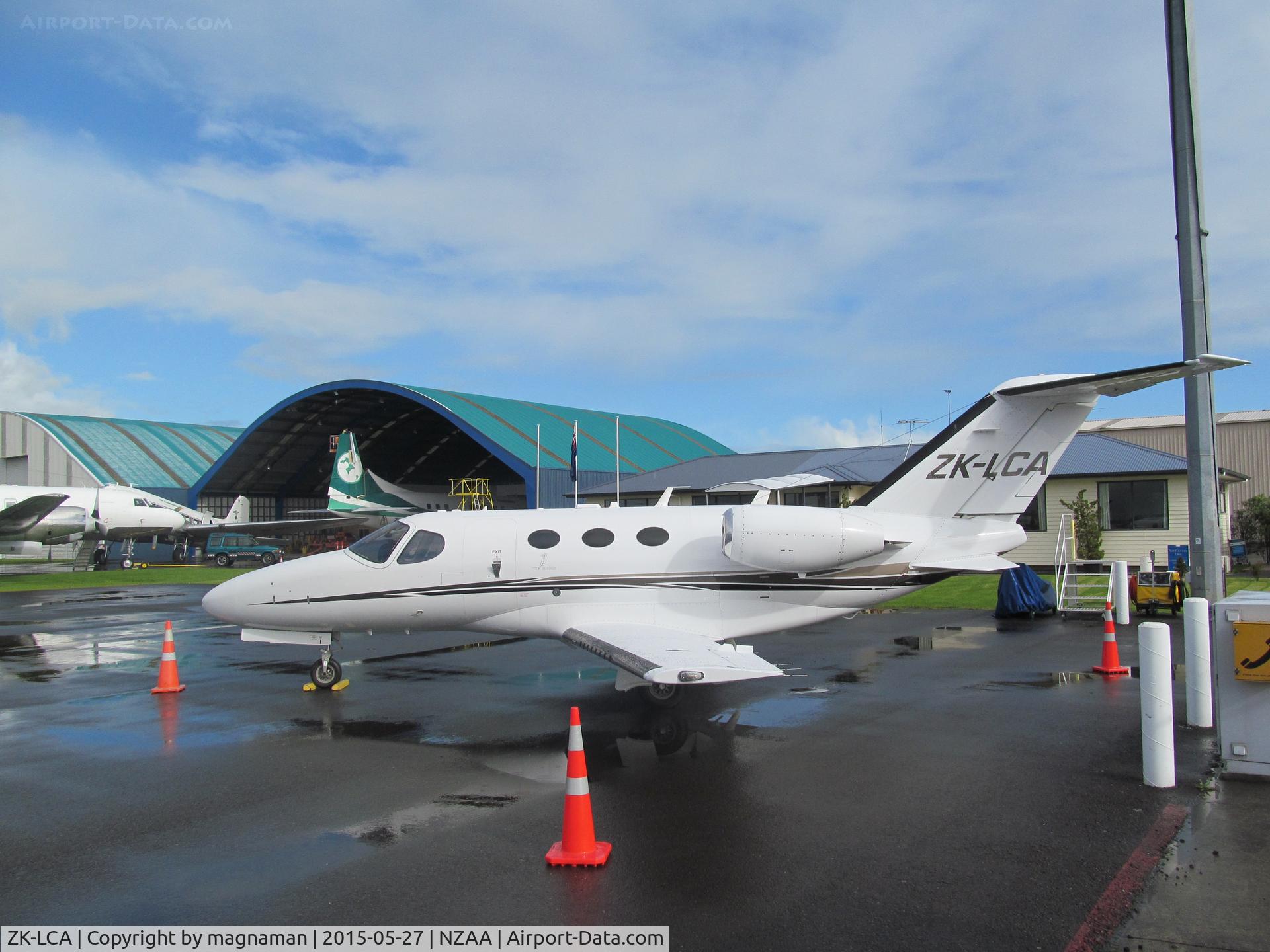 ZK-LCA, 2007 Cessna 510 Citation Mustang Citation Mustang C/N 510-0011, at NZAA today on a mission.