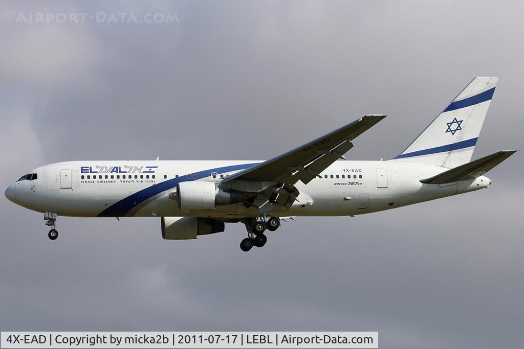 4X-EAD, 1984 Boeing 767-258/ER C/N 22975, Landing