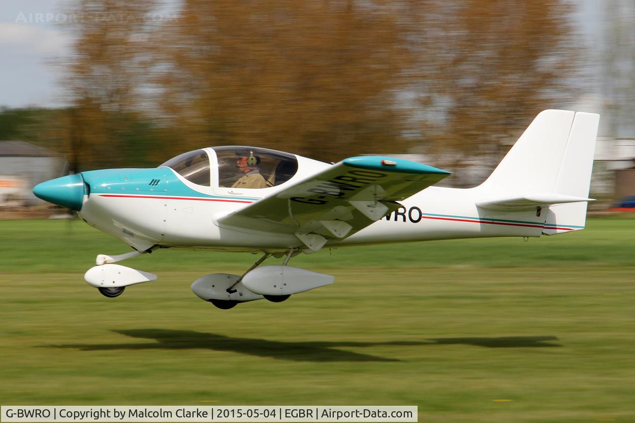 G-BWRO, 1997 Europa Tri-Gear C/N PFA 247-12849, Europa at The Real Aeroplane Club's Auster Fly-In, Breighton Airfield, May 4th 2015.