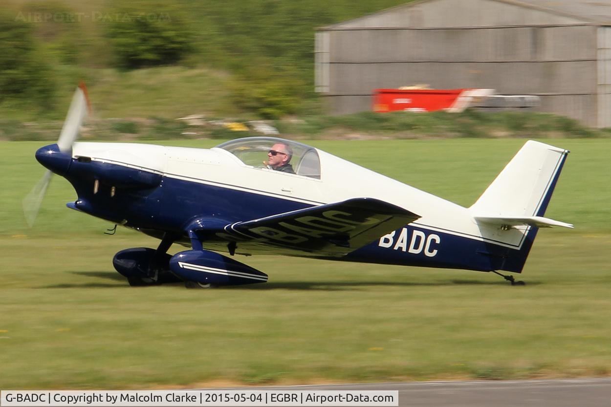 G-BADC, 1980 Rollason Beta B2A C/N PFA 002-10140, Rollason Beta B2A at The Real Aeroplane Club's Auster Fly-In, Breighton Airfield, May 4th 2015.