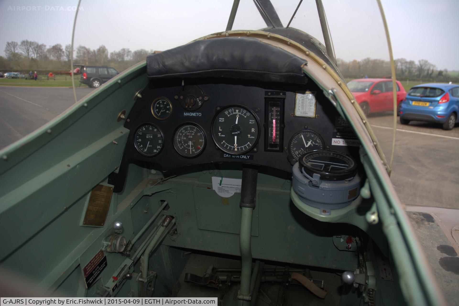 G-AJRS, 1939 Miles M14A Magister C/N 1750, 4. Cockpit of P6382.