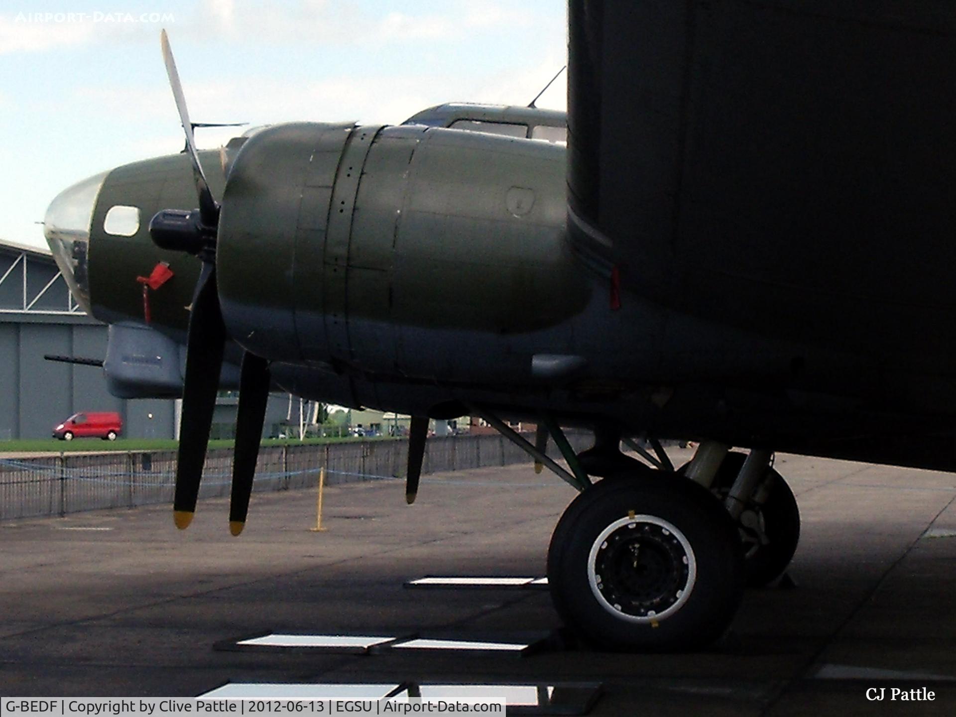 G-BEDF, 1944 Boeing B-17G Flying Fortress C/N 8693, Nose area of the old 'Sally B'