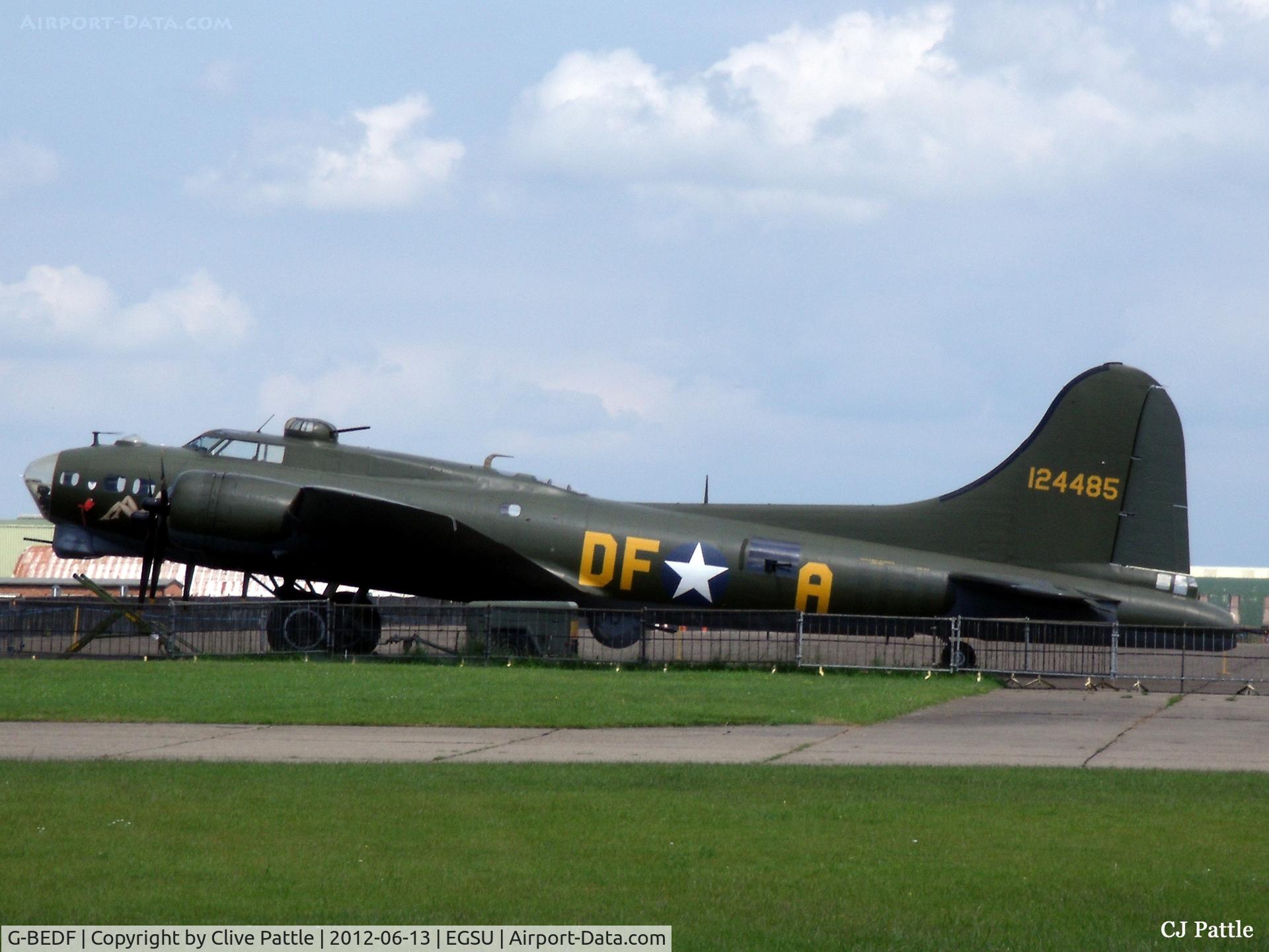 G-BEDF, 1944 Boeing B-17G Flying Fortress C/N 8693, B17 Profile at the IWM Duxford