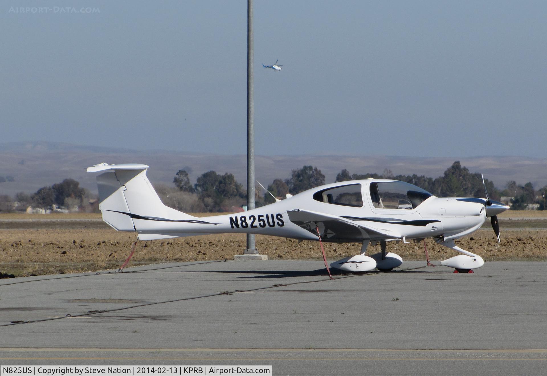 N825US, 2007 Diamond DA-40 Diamond Star C/N 40.825, privately-owned Diamond DA-40 from Irvine, CA visiting @ Paso Robles Municipal Airport, CA