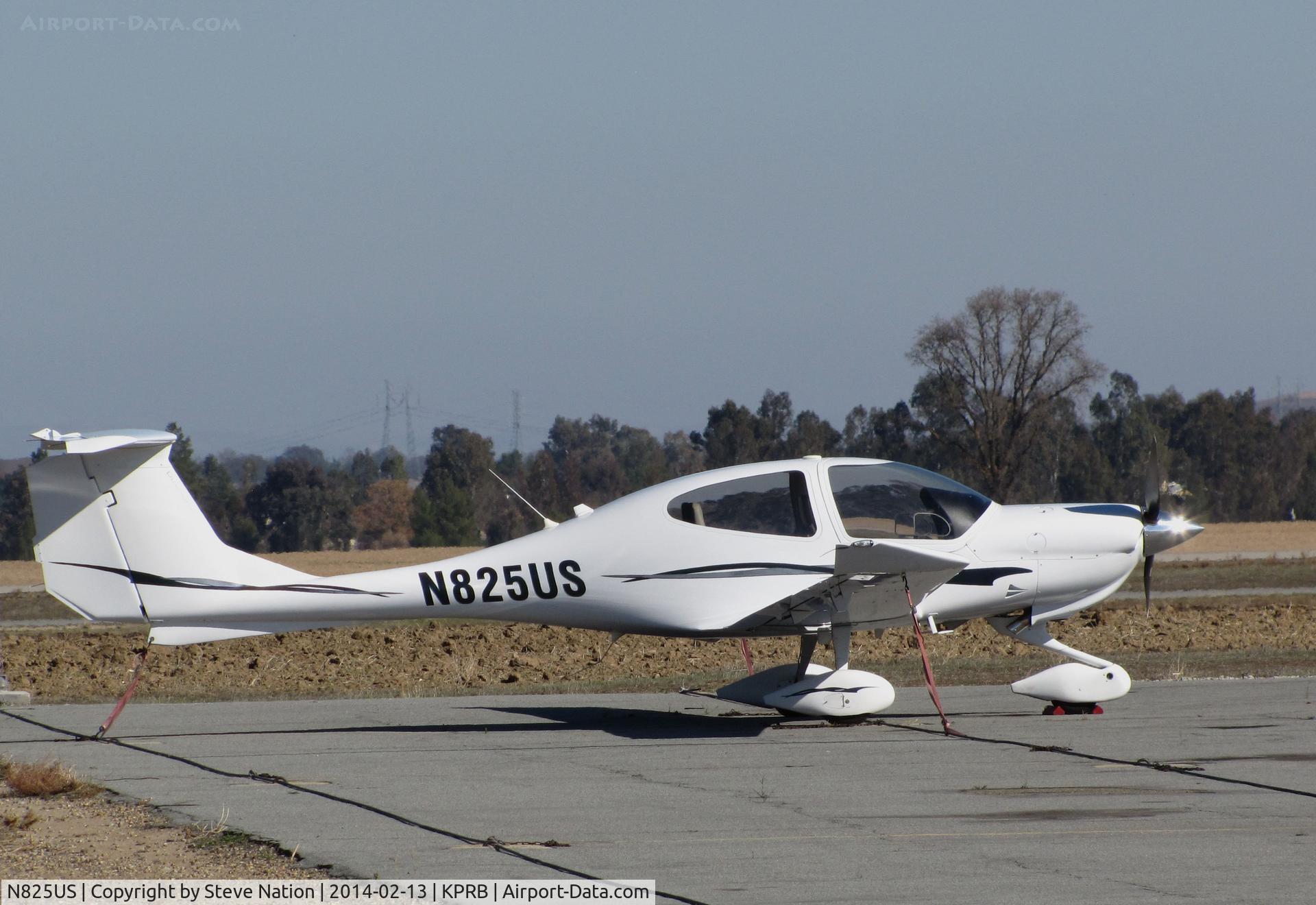 N825US, 2007 Diamond DA-40 Diamond Star C/N 40.825, privately-owned Diamond DA-40 from Irvine, CA visiting @ Paso Robles Municipal Airport, CA