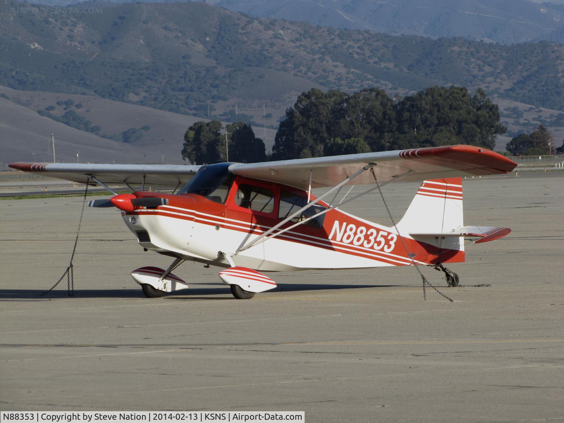 N88353, 1975 Bellanca 7KCAB Citabria C/N 521-75, Amelia Reid Aviation LLC (San Jose, CA) Bellanca 7KCAB operating out of Salinas Municipal Airport, CA
