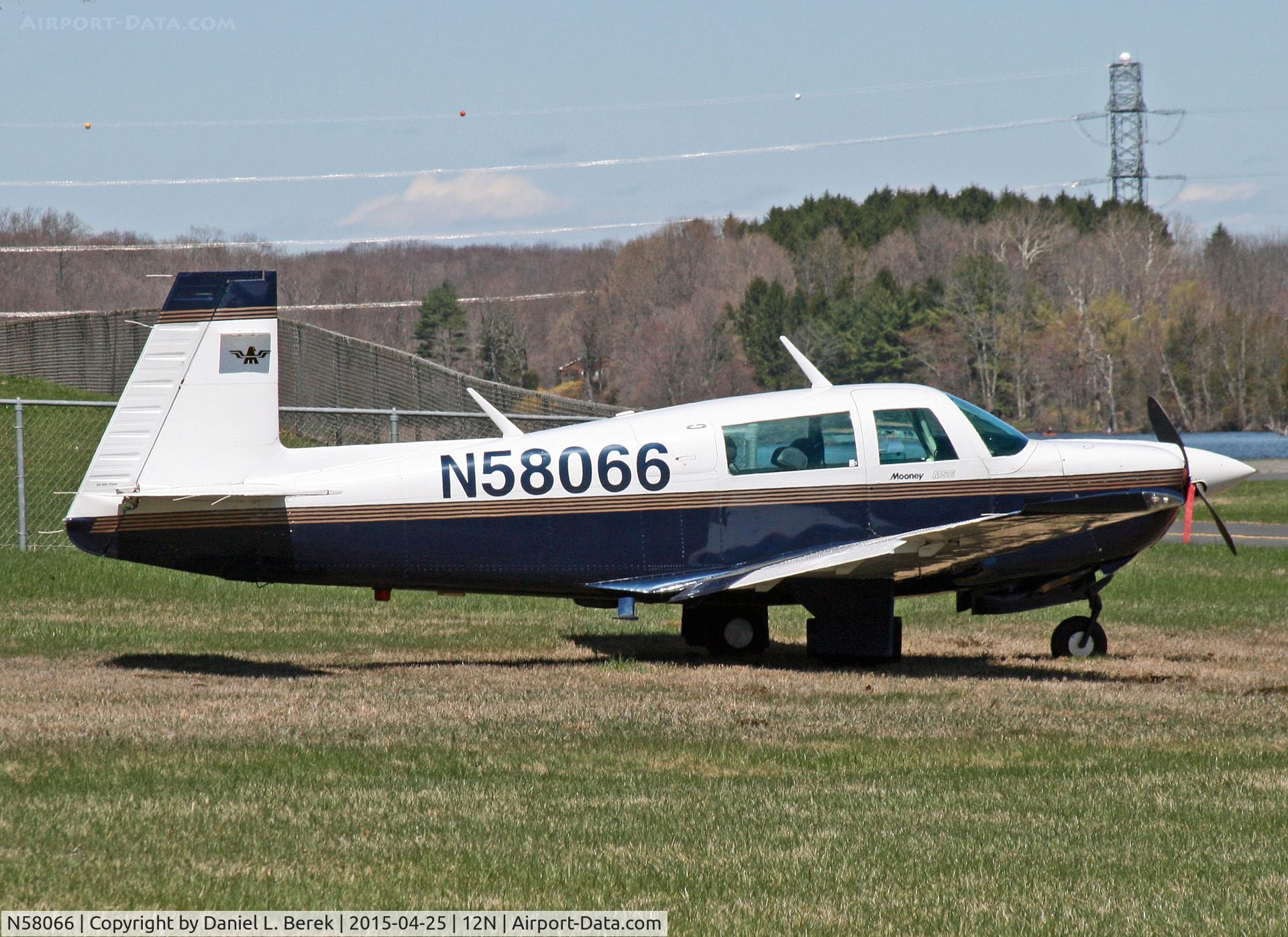 N58066, 1985 Mooney M20J 201 C/N 24-1541, Spotted this very nice 1985 Mooney at Aeroflex Andover.