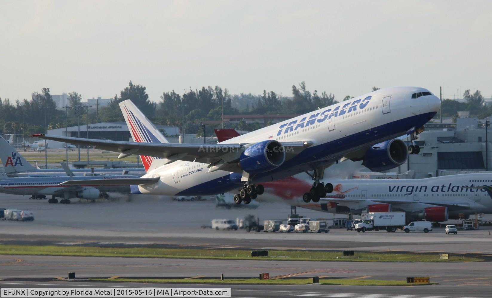 EI-UNX, 1999 Boeing 777-222/ER C/N 30213, Transaero 777-200