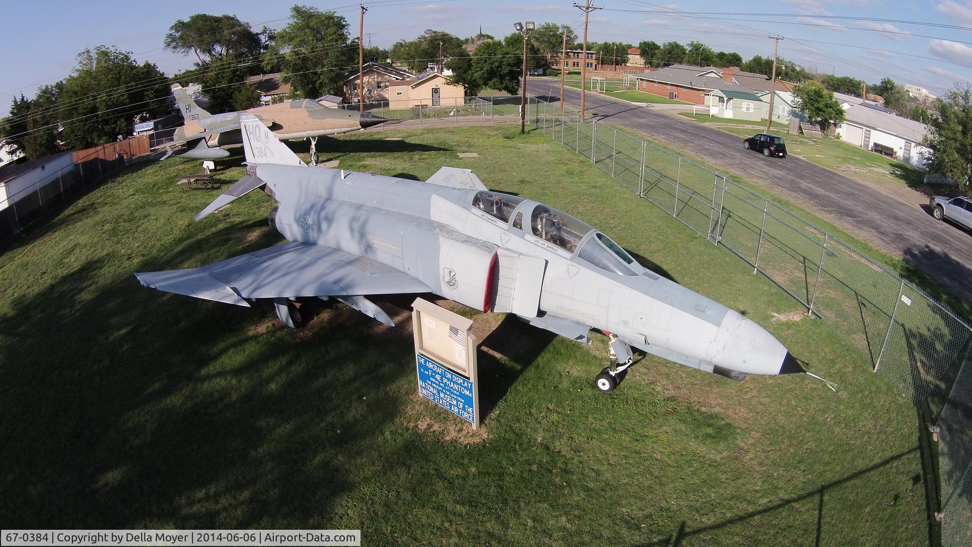 67-0384, 1967 McDonnell Douglas F-4E Phantom II C/N 3283, F-4E Phantom II on display at Freedom Museum USA Pampa, Texas
