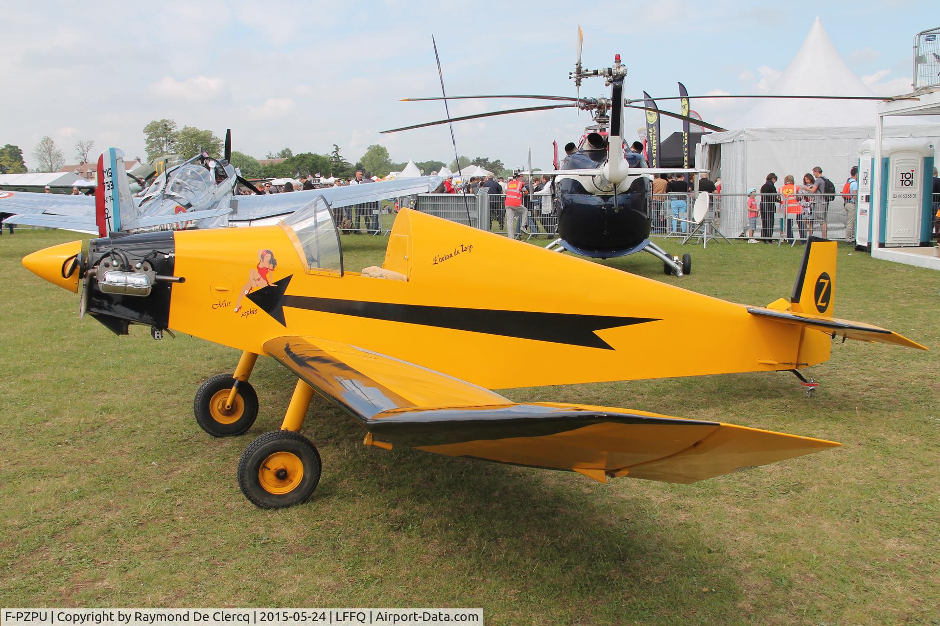 F-PZPU, Jodel D-92 Bebe C/N 758, La Ferté-Alais 2015.