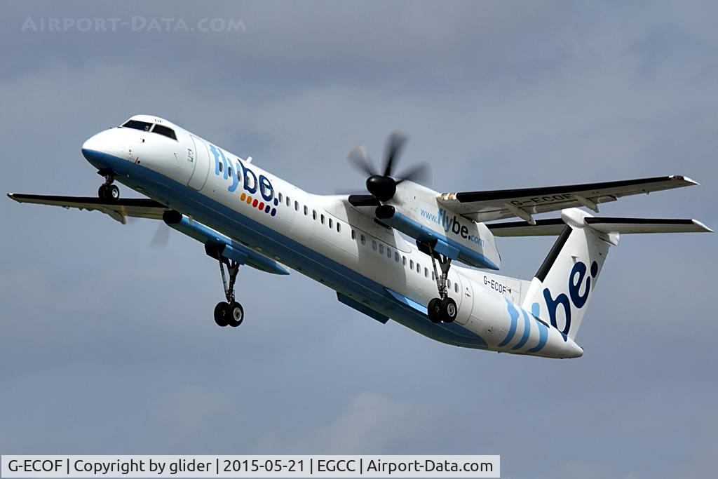 G-ECOF, 2008 De Havilland Canada DHC-8-402Q Dash 8 C/N 4216, Departure