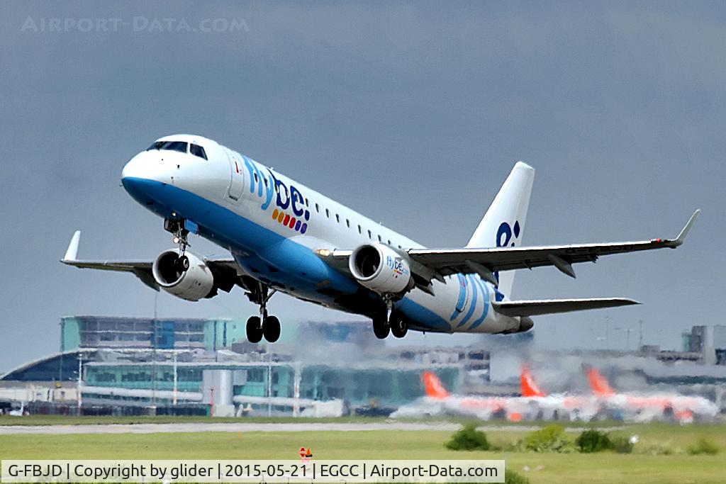 G-FBJD, 2011 Embraer 175STD (ERJ-170-200) C/N 17000329, Lift off