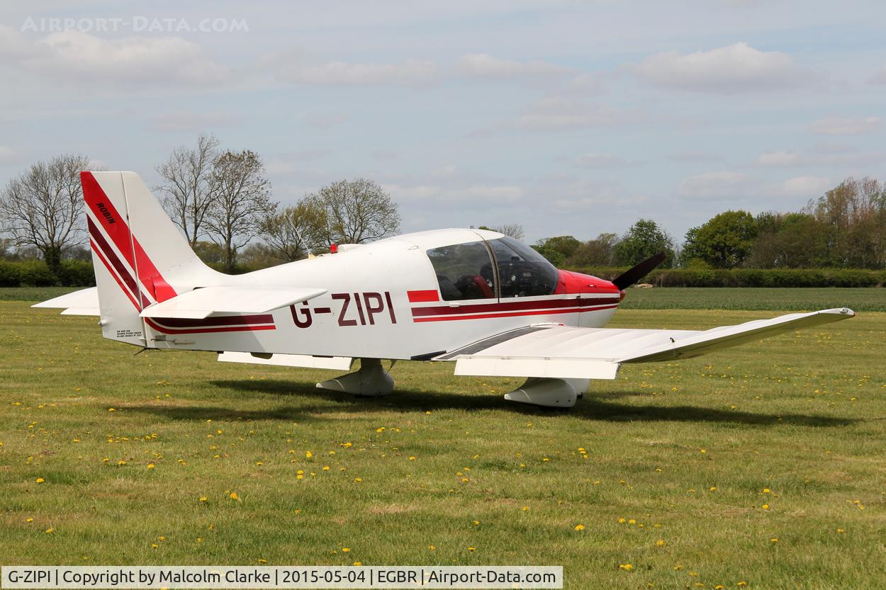 G-ZIPI, 1982 Robin DR-400-180 Regent Regent C/N 1557, Robin DR-400-180 Regent at The Real Aeroplane Club's Auster Fly-In, Breighton Airfield, May 4th 2015.